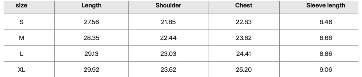 Size Guide