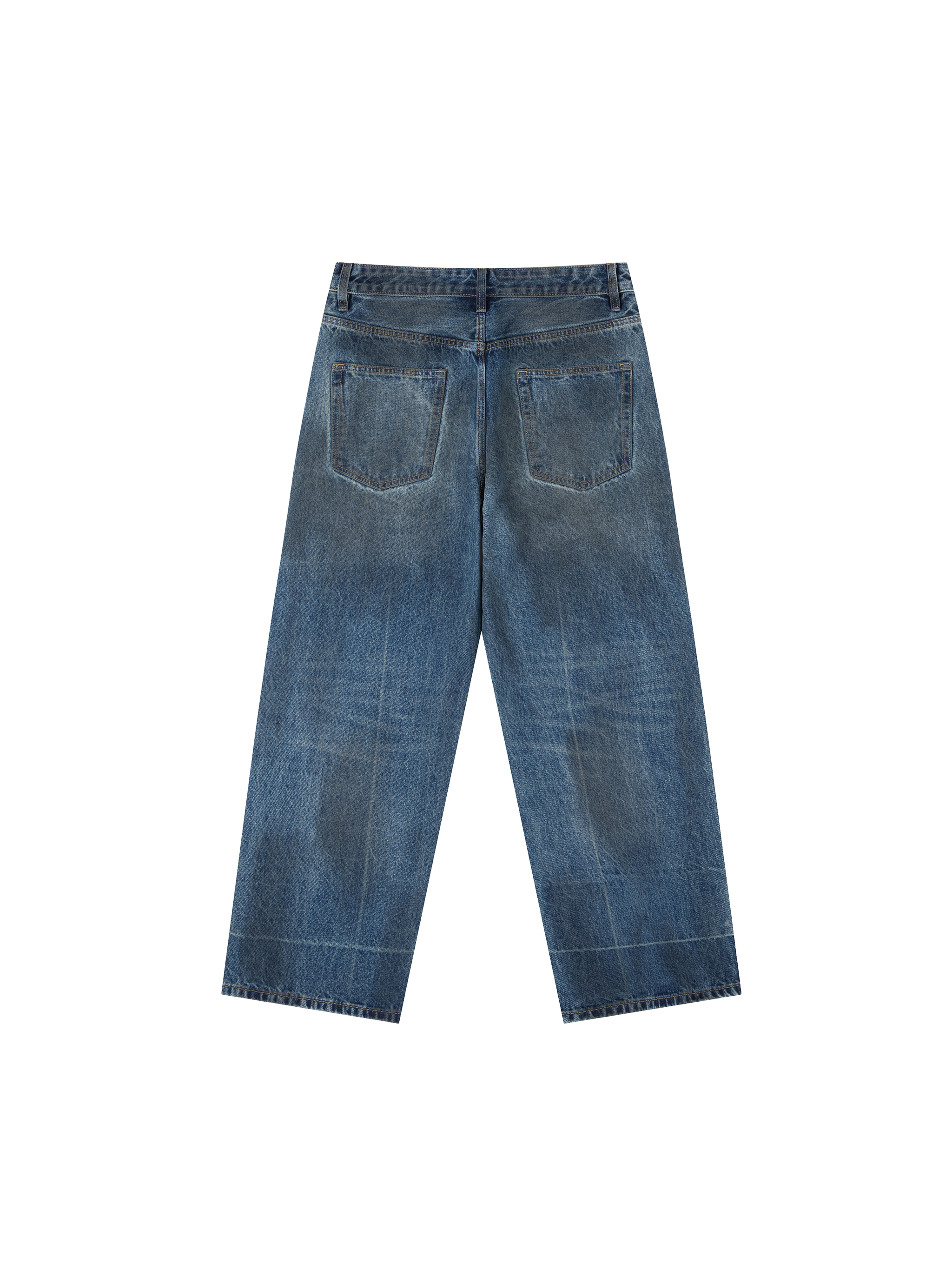 Vintage Washed Denim Jeans